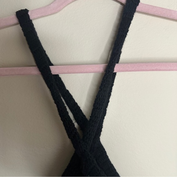 Anthropologie Plus Crochet Swim Cover Up Dress Halter Beach Black Size 2X NWT - Picture 11 of 16